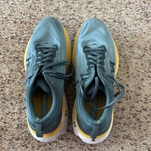 Hoka Men's Running Shoes - Blue and Yellow
